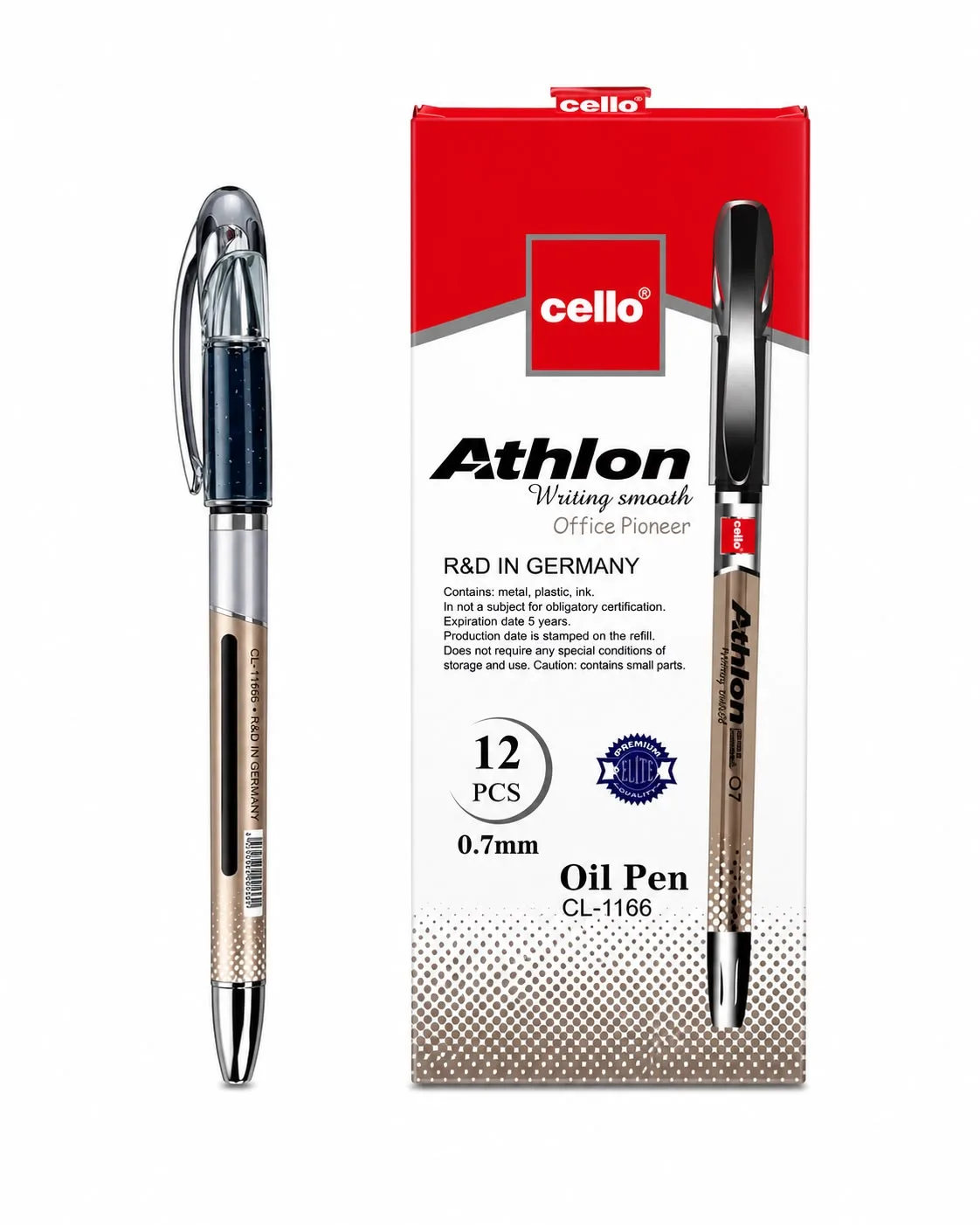 Ручка масляная чёрная Office Pen