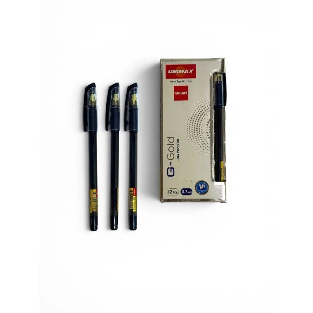 Ручка шариковая INDIA UNIMAX G-GOLD  черный